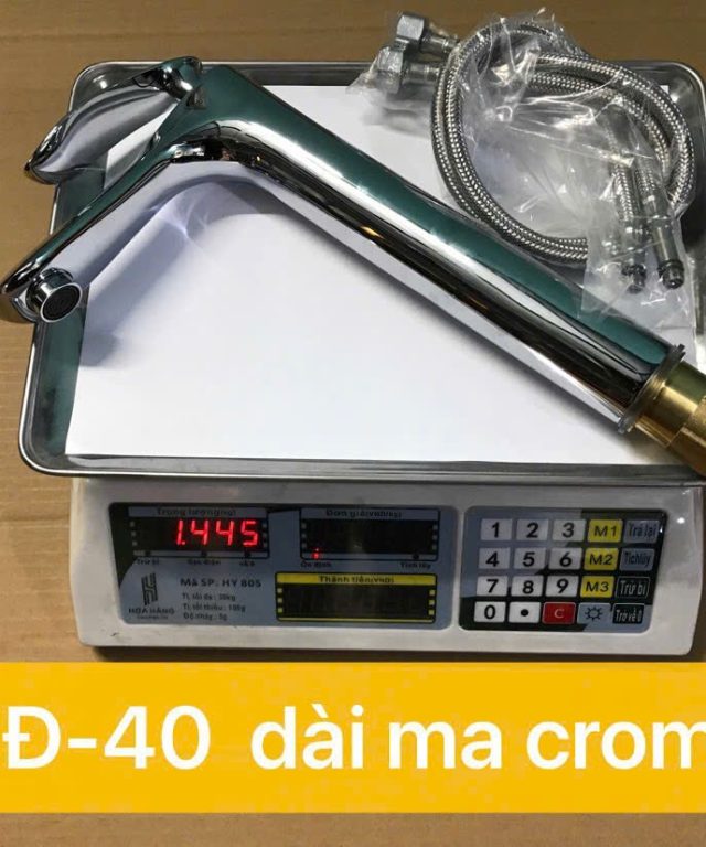 Vòi lavabo 1 lỗ nóng lạnh QT-02