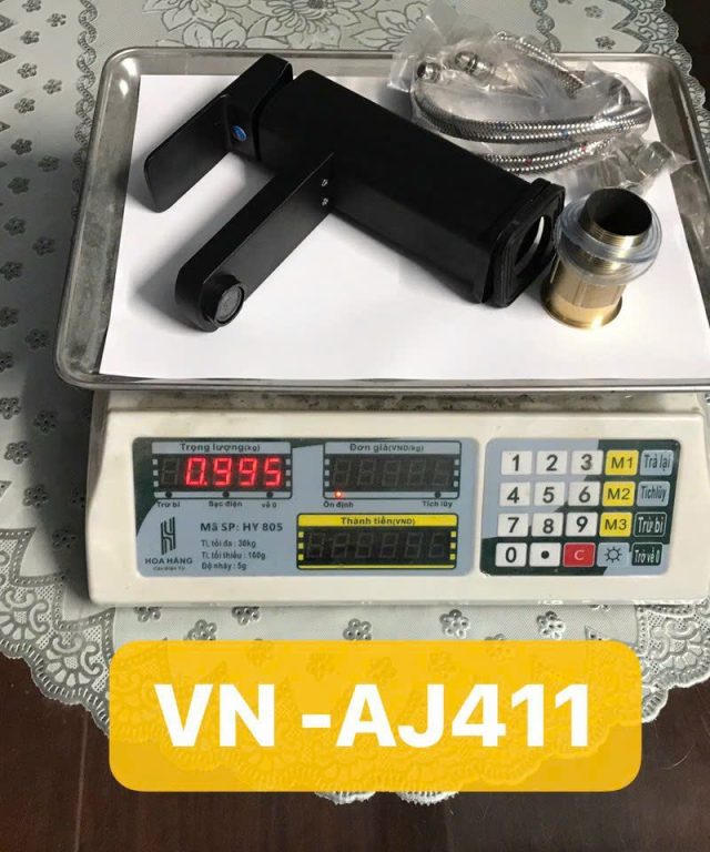 Vòi Lavabo 1 lỗ nóng lạnh QT-07