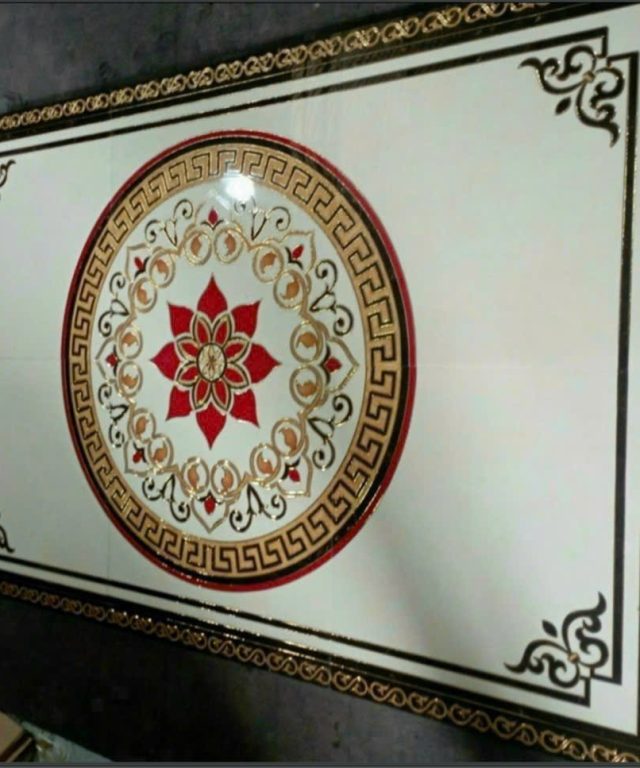Thảm gạch trang trí hoa văn ĐẸP
