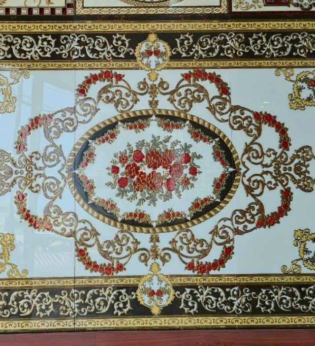 Thảm gạch trang trí hoa văn ĐẸP