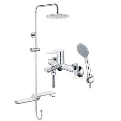 Bộ Vòi Sen Cây Caesar S383C/BS126 Nóng Lạnh