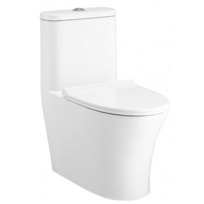 Bồn Cầu Cotto C11001HNOS WH Một Khối Xả Nhấn