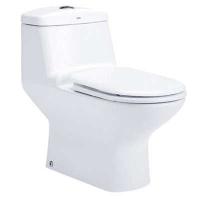 Bồn Cầu COTTO C1111 1 Khối Victor Xả Nhấn