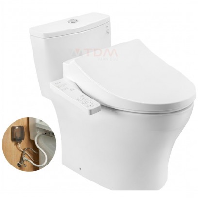 Bồn Cầu Điện Tử TOTO MS885DW26#XW Nắp Rửa Washlet TCF23661GAA#NW1 Dòng S1