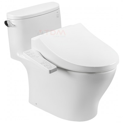 Bồn Cầu Điện Tử TOTO MS887CRW26#XW Nắp Rửa Washlet TCF23661GAA#NW1 S1 Giấu Dây