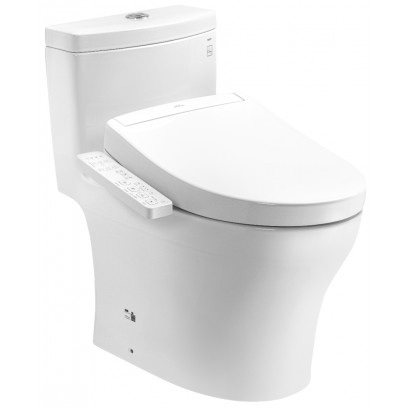 Bồn Cầu Điện Tử TOTO MS889CDRW24#XW Washlet Nắp TCF33461GAA Dòng S2