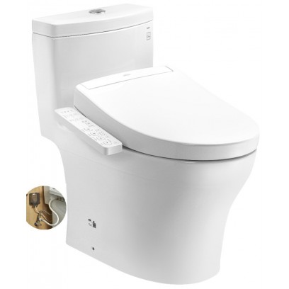 Bồn Cầu Điện Tử TOTO MS889DRW24#XW Washlet Nắp TCF33461GAA Dòng S2