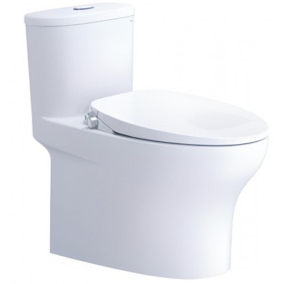 Bồn Cầu Nắp Rửa Cơ CAESAR C1394F/TAF060 1 Khối