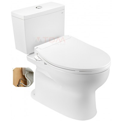 Bồn Cầu TOTO CS302DE6#W 2 Khối Nắp Cơ Ecowasher TCW11S