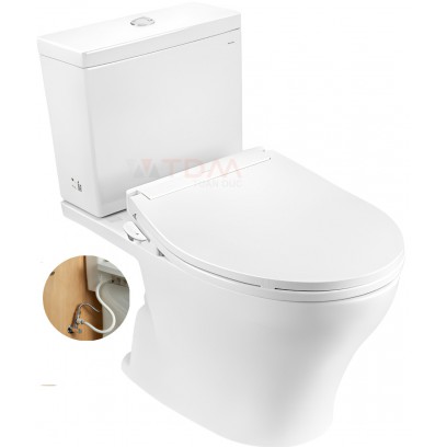 Bồn Cầu TOTO CS326DE6#XW 2 Khối Nắp Cơ Ecowasher TCW11S