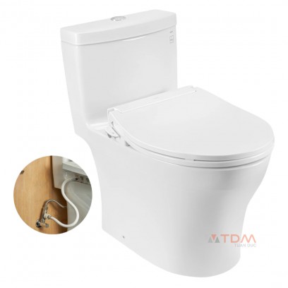 Bồn Cầu TOTO MS889DRE6#XW Nắp Cơ Ecowasher TCW11S
