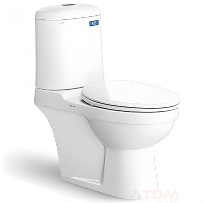 Bồn Cầu Viglacera VI107 2 Khối Nắp êm
