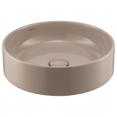 Chậu Lavabo COTTO C00340 MIR Đặt Bàn Màu Kem