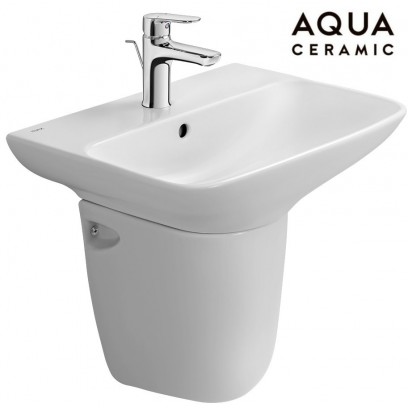 Chậu Lavabo Inax AL-289V/L-288VC Chân Treo Tường Aqua Ceramic