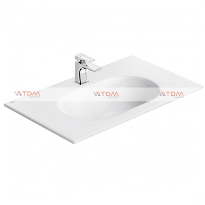 Chậu Rửa Mặt Lavabo Viglacera CB69 Dương Vành 830x500mm