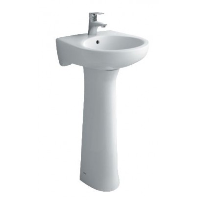 Lavabo Treo Tường Inax L-282V/L-284VD (L282V+L284VD) Kèm Chân Đứng