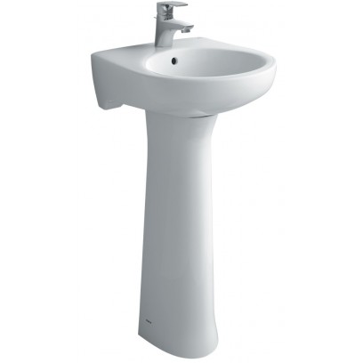 Lavabo Treo Tường Inax L-284V/L-284VD (L284V+L284VD) Kèm Chân Dài