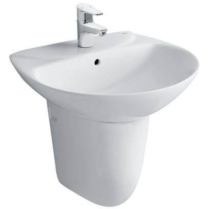 Lavabo Treo Tường Inax L-285V/L-288VC (L285V+L288VC) Chân Ngắn