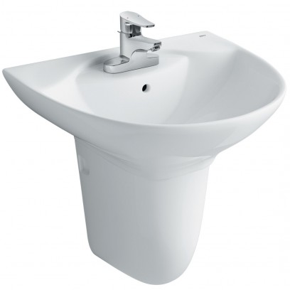 Lavabo Treo Tường Inax L-288V/L-288VC (L288V+L288VC) Chân Ngắn