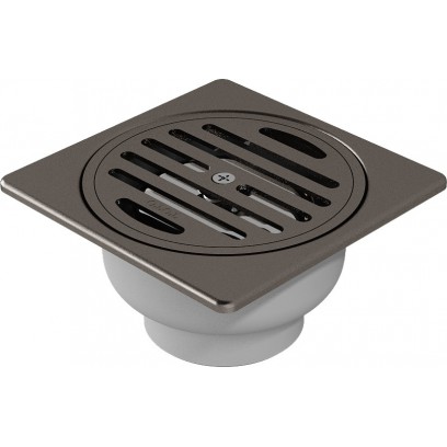 Phểu Thoát Sàn TOTO TX1DB#BGP Màu Xám Than Chì Mờ 115x115mm Ø60