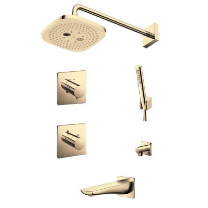 Sen Tắm Âm Tường TOTO TBV02401B TBV02102B/TBW02004A TBW02017B TBG02001B 3 Đường Nước #PFG Vàng Pháp Bóng