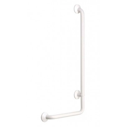 Thanh Tay Vịn Cotto CT727R#WH Thép Bọc Nhựa Chữ L 400x900 mm