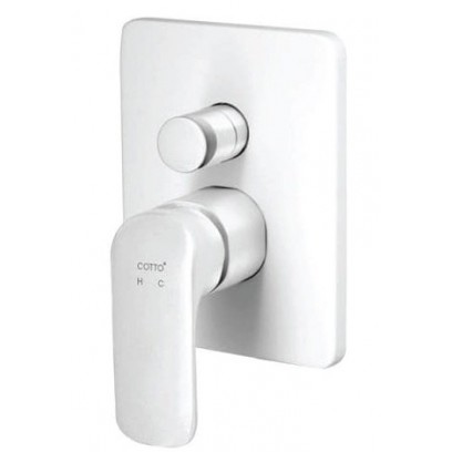 Van Điều Chỉnh Nóng Lạnh Cotto CT2145A#WH Âm Tường