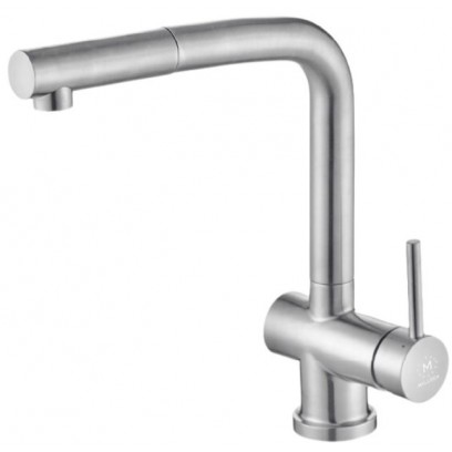 Vòi Rửa Chén Bát Malloca K103SS (K103-SS) Nóng Lạnh Rút Dây