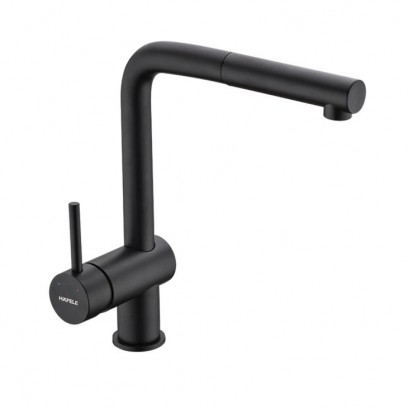 Vòi Rửa Chén Hafele HT21-GH1P250 577.55.390 Nóng Lạnh Màu Đen