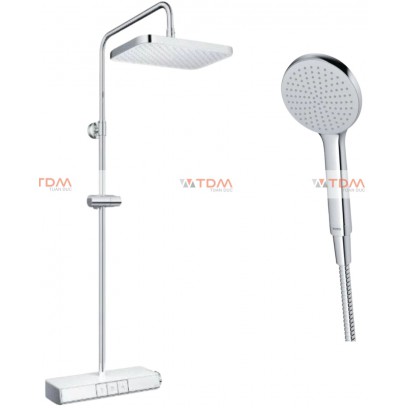Vòi Sen Cây TOTO TBW12400V/TBW09000V Nhiệt Độ Bát Vuông Phím Đàn