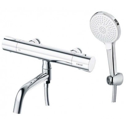 Vòi Sen Nhiệt Độ Caesar TS620 Tay 3 Chế Độ Có Xả Bồn